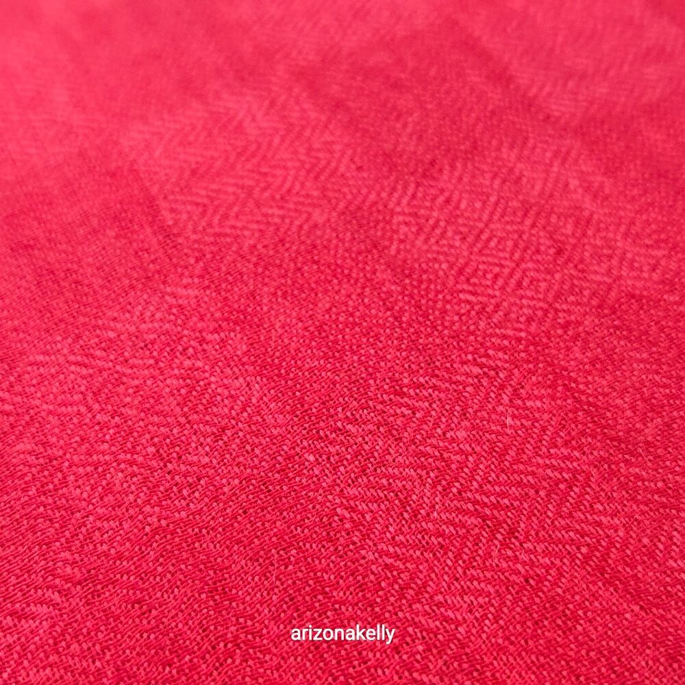 NWOT Coral Red Cashmere & Silk Scarf - Picture 10 of 13